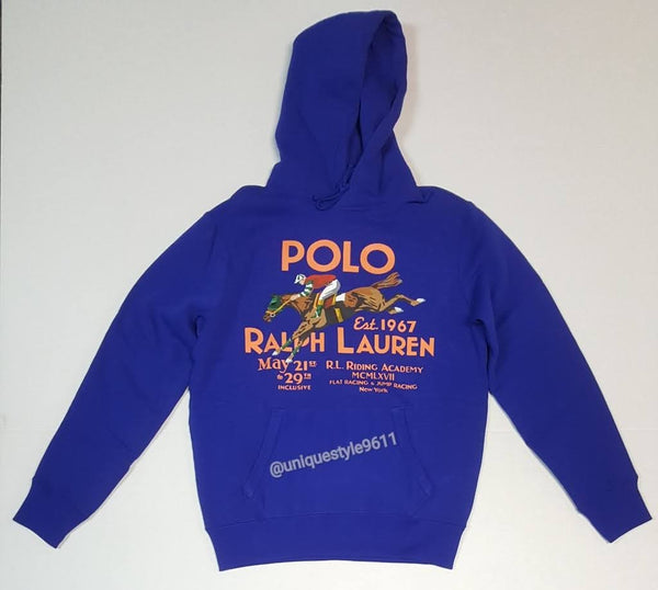 Nwt  Polo Ralph Lauren Royal Equestrian Hoodie - Unique Style