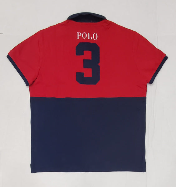 Nwt Polo Ralph Lauren Red Big Pony #3 1967 Custom Fit Polo - Unique Style