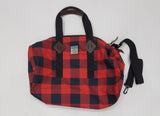 Nwt Polo Ralph Lauren Blk/Red Big Pony Light Weight Duffle Bag - Unique Style