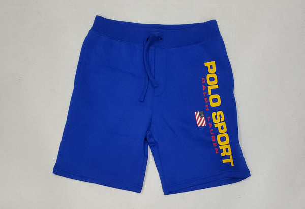 Nwt Polo Sport Royal/Yellow Spellout Shorts - Unique Style