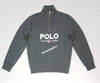 Nwt Polo Ralph Lauren Grey 1967 K-Swiss Half Zip Sweatshirt - Unique Style