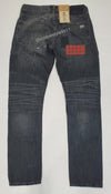 Nwt Polo Ralph Lauren Black Sullivan Slim-Fit Graphic Patch Jeans - Unique Style