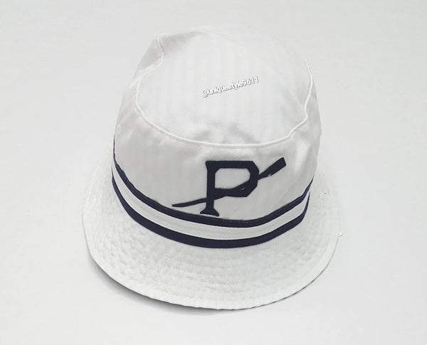 Nwt Polo Ralph Lauren Pinstripe K-Swiss Shield/P Patch Reversible Bucket Hat - Unique Style