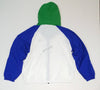 Nwt Polo Ralph Lauren White/ Royal/Green Polo Sport American Flag Windbreaker Jacket - Unique Style