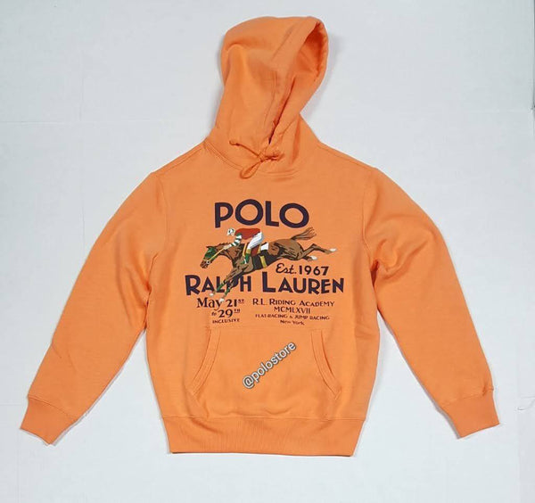 Nwt Polo Big & Tall Orange Equestrian Hoodie - Unique Style