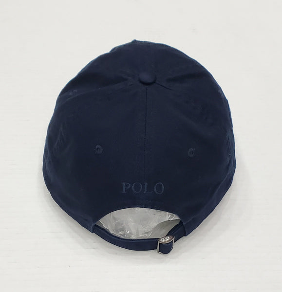 Nwt Polo Ralph Lauren Navy ON Navy Big Pony Adjustable Strap Back Hat - Unique Style