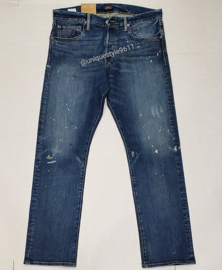 Nwt Polo Big & Tall Bandana Varick Slim Straight Fit Jeans