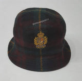 Nwt Polo Ralph Lauren Plaid Crest Bucket Hat - Unique Style