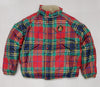 Nwt Polo Ralph Lauren Reversible Plaid/Cookie Fleece Down Jacket - Unique Style