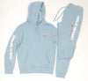 Nwt Polo Ralph Lauren Sky Blue Pullover Polo Sport Hoodie with Matching Sky Blue Polo Sport Joggers - Unique Style