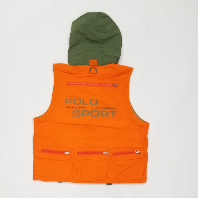 Nwt Polo Ralph Lauren Orange Polo Sport Utility Vest - Unique Style