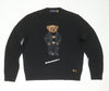 Nwt Polo Ralph Lauren Black Lunar Teddy Bear Sweater - Unique Style