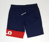 Nwt Polo Ralph Lauren Navy/Red Spellout Logo Shorts - Unique Style