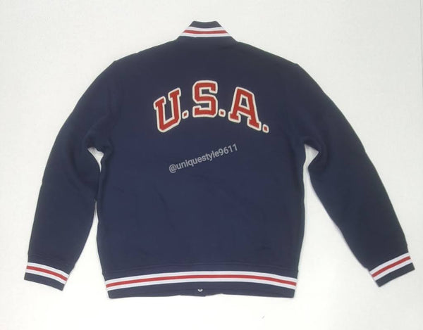 Nwt Polo Ralph Lauren K-Swiss USA Baseball Jacket - Unique Style