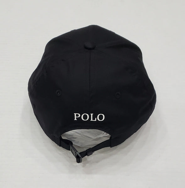 Nwt Polo Ralph Lauren Black on White Big Pony Adjustable Strap Back Hat - Unique Style