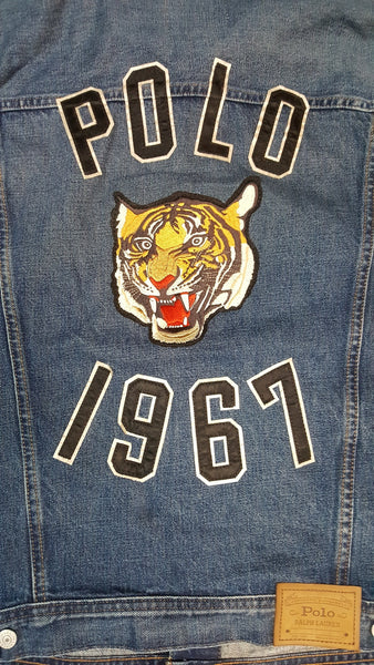 Nwt Polo Ralph Lauren Denim Tiger Jean Jacket - Unique Style