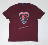 Nwt Polo Sport Burgundy 'P' Classic Fit Tee - Unique Style