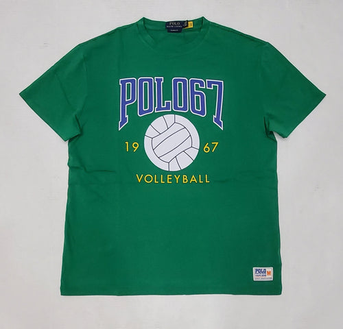 Nwt Polo Ralph Lauren Green 1967 Volleyball Classic Fit Tee - Unique Style