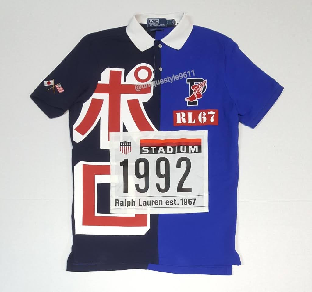 販売直販 XXL polo ralph lauren 1992 stadium ポロシャツ