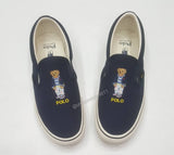 Nwt Polo Ralph Lauren Navy Splatter Paint Teddy Bear Sneakers - Unique Style