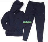 Nwt Polo Big & Tall Ralph Lauren Navy Double Knit Sweatsuit - Unique Style