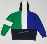 Nwt Polo Ralph Lauren Blue/Green/White Pullover Hoody - Unique Style