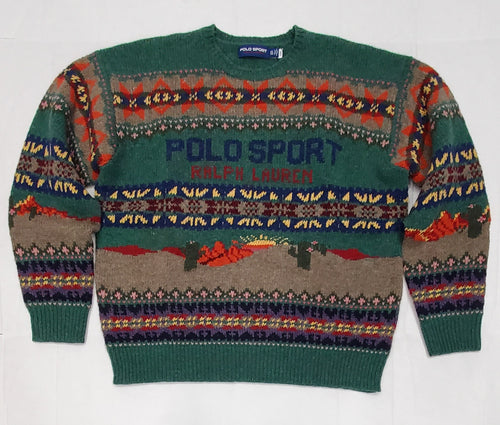 Nwt Polo Sport Ralph Lauren 1992 Wool Sweater - Unique Style