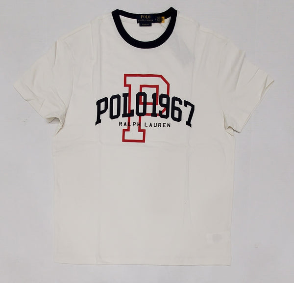 Nwt Polo Ralph Lauren White P 1967 Classic Fit Tee - Unique Style