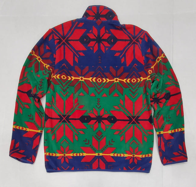 Nwt Polo Ralph Lauren Aztec Fleece Mock Half Zip Sweatshirt - Unique Style