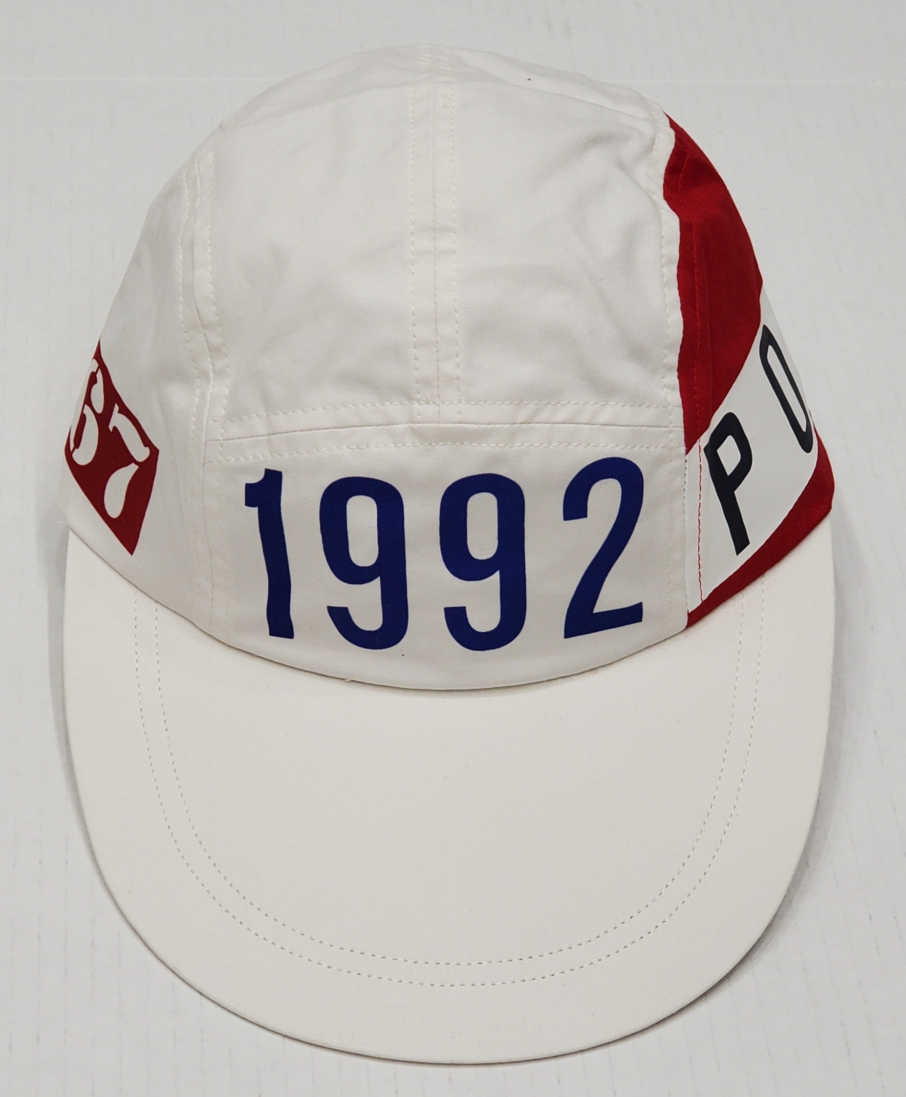 Nwt Polo Ralph Lauren White1992 Stadium Fitted Hat | Unique Style