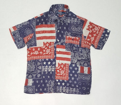 Nwt Polo Ralph Lauren Stars and Stripes Classic Fit Button Up - Unique Style