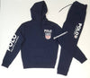 Nwt Polo Ralph Lauren Navy  1967 K-Swiss Pullover Hoodie with Matching Navy 1967 K-Swiss Joggers - Unique Style