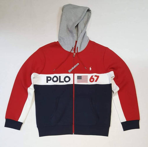 Nwt Polo Big & Tall Red Double Knit Polo 67 Hoodie - Unique Style