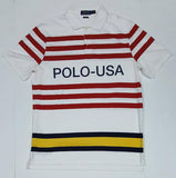 Nwt Polo Ralph Lauren Big & Tall Polo Usa Stripe Polo - Unique Style