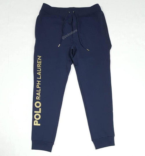  POLO RALPH LAUREN Men's 1969 USA Shield Colorblock Fleece  Jogger Sweatpants (Blue Multi, S) : Clothing, Shoes & Jewelry