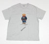 Nwt Polo Ralph Lauren Grey Polo Spellout Teddy Bear Tee - Unique Style