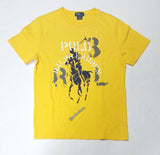 Nwt Kids Polo Ralph Lauren Yellow with Navy Big Pony Tee - Unique Style