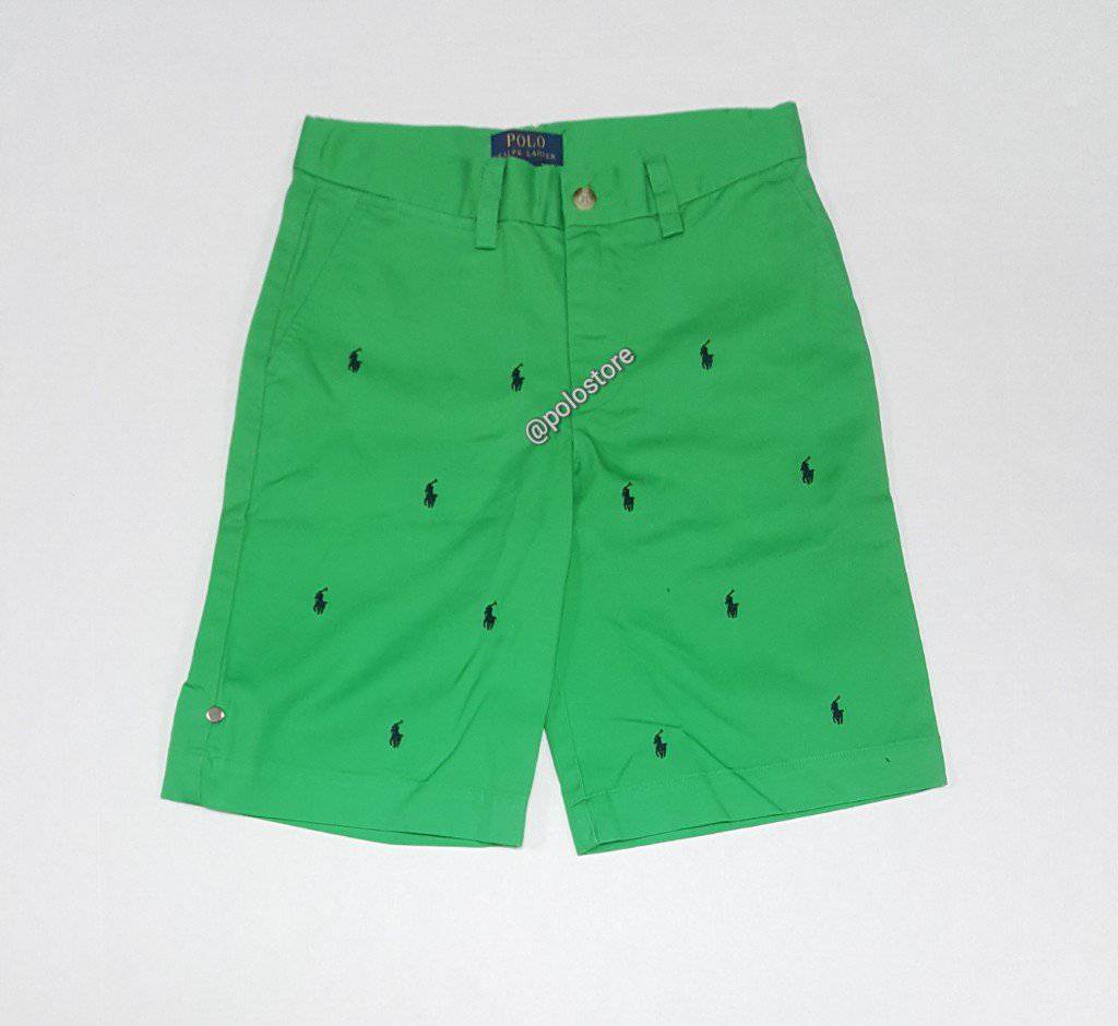 Ralph lauren green shorts on sale
