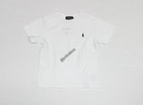 Nwt Kids Polo Ralph Lauren White Small Pony Tee with Navy Horse - Unique Style
