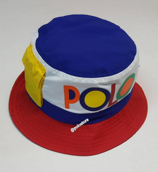 Nwt Polo Ralph Lauren Color Block Reversible 2021 Bucket Hat - Unique Style