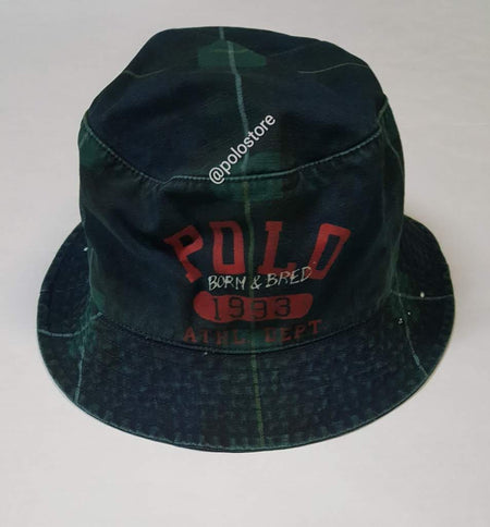 Nwt Polo Ralph Lauren Olive Teddy Bear Bucket Hat