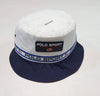 Nwt Polo Ralph Lauren Polo Sport White/Navy Bucket Hat - Unique Style