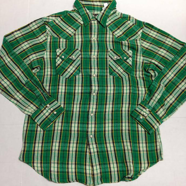 POLO RALPH LAUREN GREEN INDIAN HEAD BUTTON UP - Unique Style