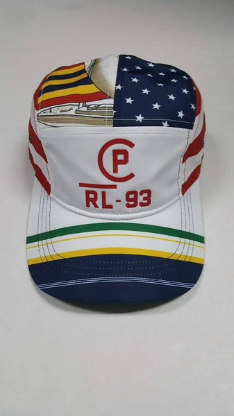NWT POLO RALPH LAUREN CP-93 5 PANEL SAILBOAT PRINT HAT - Unique Style