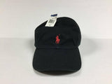 NWT POLO RALPH LAUREN FOREST BLACK SMALL PONY STRAP BACK - Unique Style
