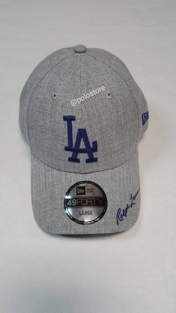 Nwt Polo Ralph Lauren Grey LA Dodgers Cubs Fitted Hat