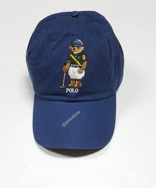 Nwt Polo Ralph Lauren Navy #2 Teddy Bear Hat - Unique Style