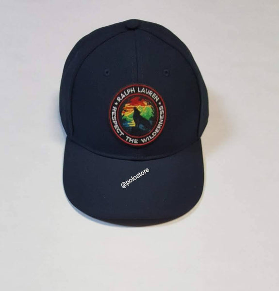Nwt Polo Ralph Lauren Navy Respect The Wild Adjustable Strap Back - Unique Style