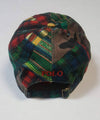 Nwt Polo Ralph Lauren Plaid Patch Work Adjustable strap hat - Unique Style