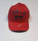 Nwt Polo Ralph Lauren Red 1993 Athl . Dept Buckle Strap Back - Unique Style